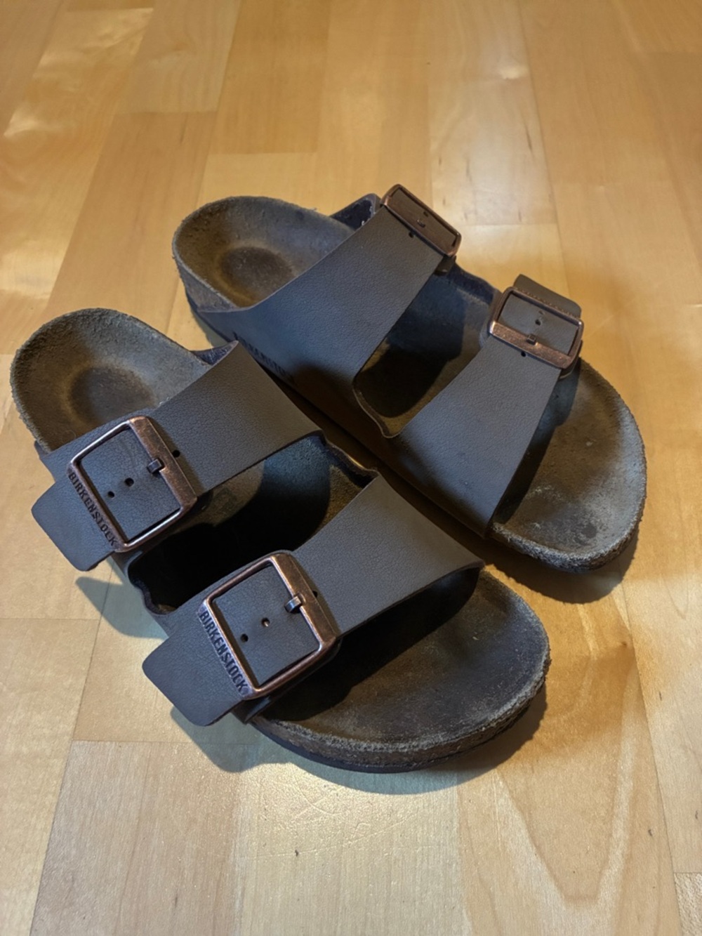 Birkenstock Arizona Double Strap Sandals - Brown size 37
